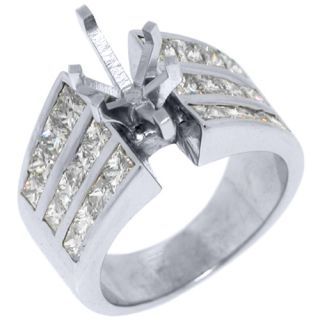 20 Carat Womens Diamond Engagement Ring Semi Mount Marquise Cut