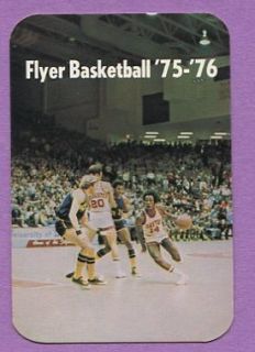 1975 76 University Of Dayton Flyers Basketball Schedule K0410