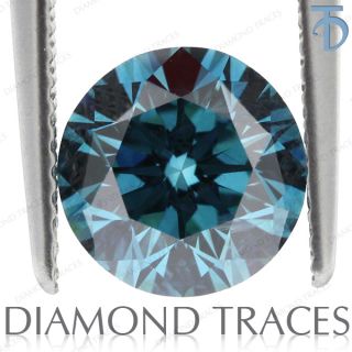 46 Carat Excellent Cut Blue SI3 Round 100% Genuine Diamond AGI