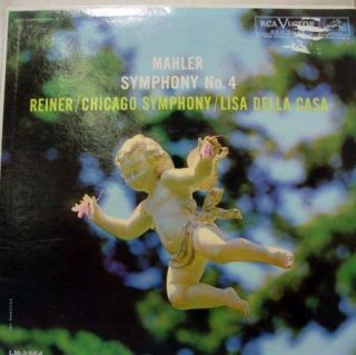 Reiner Della Casa Mahler Symphony 4 LP Vinyl LM 2364
