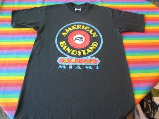 Dick Clark American Bandstand Grill Vintage 80s Tee Shirt