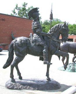  Cast Bronze Ponce de Leon Statue