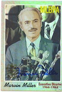 MARVIN MILLER 05 Topps All Time Fan Favorites Auto 1 10 Signed