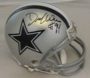 DeMarcus Ware Autographed Signed Dallas Cowboys Riddell Mini Helmet w