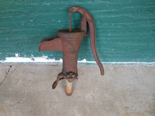 Dempster Mill Antique Old Water Well Pump Hand Pump Cast Iron Vintage