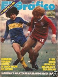 Diego MARADONA Boca Juniors vs Independiente Mag 1981