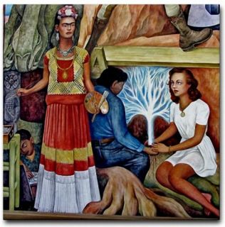 Diego Rivera Mexican Art Ceramic Tile Frida Kahlo