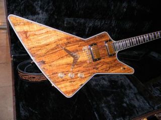 dean custom shop z usa guitar rare spalted maple top