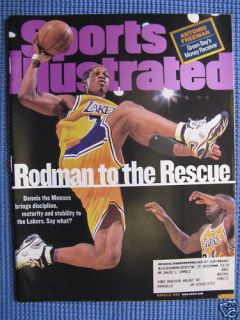 Sports Illustrated Los Angeles Lakers Dennis Rodman 1999