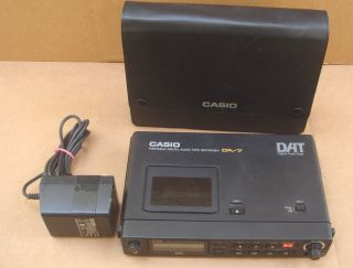 Casio Da 7 Portable Digital Audio Tape Recorder DAT