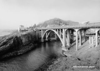 Depoe Bay Bridge Lincoln County Oregon or Photo Picture