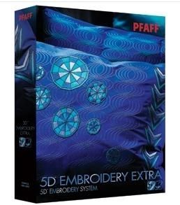 Pfaff 5D EXTRA Embroidery & Digitizing System Software Complete CD