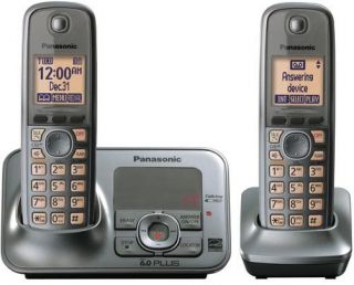 Panasonic KX TG4132M 1.9 GHz Duo Single Line Cordless Phone