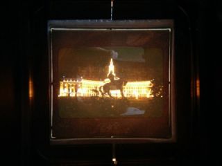  OF 6 VINTAGE 1950S GLASS SLIDES CHRISTMAS DENVER CITY HALL DECORATED