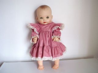  Toy My Fair Baby Doll New DY Dee Doll Pink Vintage Dress