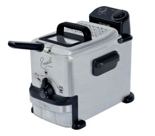 Emerilware Stainless Steel Deep Fryer with Integrated Oil Filtration