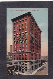 Des Moines IA Equitable building and business block 1910s mint