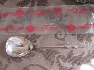 International Deep Silver Sugar Jam Berry Spoon Empress Pattern