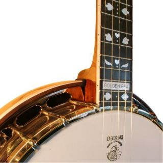 Deering 5 Golden Era 5 String Banjo Wich Case RRP $6 199 Made in USA