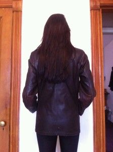 Vintage 1960s Deerskin Leather Jacket Womens Size Medium