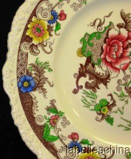 This large dinner plate is from Cauldon, England. This is from the