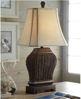  Basket Design Brown Table Lamp Lighting Horchow Designer Chic