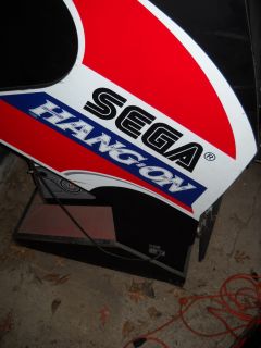 Sega Hang On Arcade Game Dirt Bike Racing Dedicated Arcade Cabinet