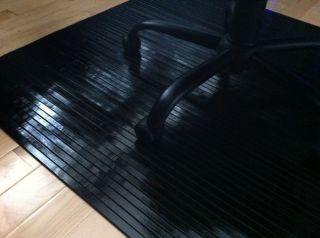  Mat Office Floor Mat Hard Wood Floor Protector Black Licorice Desk
