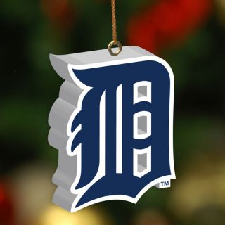 detroit tigers 3d logo ornament