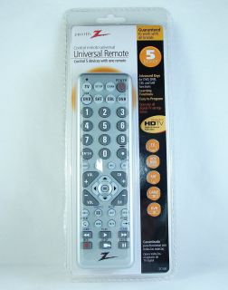  ZC 500 TV VCR Control 5 Device Learning Universal Remote for DVD HD TV