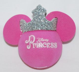 Disney Mickey Princess Pink Silver Crown Car Antenna Topper NEW