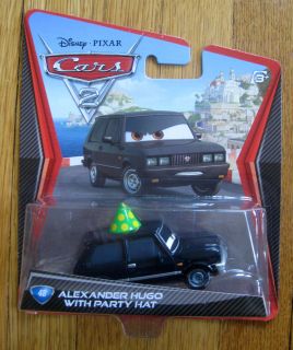 Disney Cars 2 Alexander Hugo with Party Hat, Kmart Day 9 Exclusive