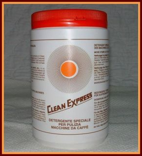 Clean Express Powder Espresso Machine Cleaner 2 Bottles