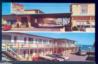  Beach Florida Hartys Sun Set Motel 50s Cars Multi View Dexter