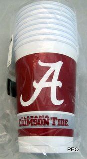 Alabama Crimson Tide Tailgate Kit Plates Napkins Cups