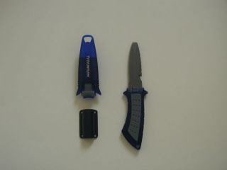 Titanium BC Dive knife blunt tip scuba dive gear