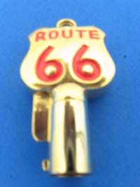 Route 66 Round Barrel Key Blank for Harley Davidson 18