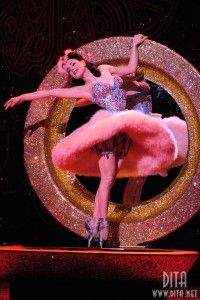 Dita Von Teese Owned Show Costume Toe Shoes Burlesque