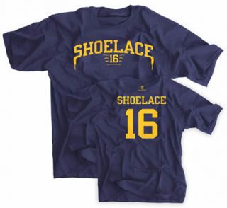 Denard Robinson Shoelace New 2XL Shirt Michigan Wolverines Funny