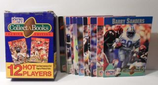  NFL PRO SET COLLECTOR BOOKS PREMIER ED SERIES 1 3 BOXES VG/EX COND