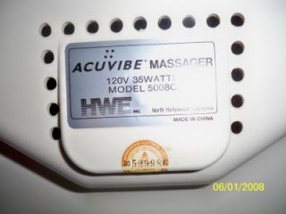  Acuvibe Shiatsu Massager Vibration Diabetic Foot Care Free SHIP
