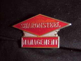 Sharon Steel Management Badge Whitehead Hoag Old PA
