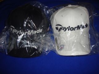 New TaylorMade 2011 DJ Hats Fitted Black and White s M