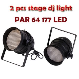 DJ Stage Light Bright RGB Red Green Blue Lighting DMX PAR 64 177 LED