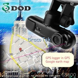  1080P HD Vehicle Video Recorder DVR Nightvision + GPS logger DOD GS600