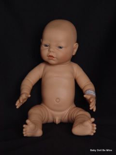 Diana Preemie Baby Real Boy Made in Spain 17 Doll Designed by Berjusa