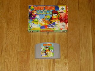 Diddy Kong Racing N64 Nintendo 64 Video Game Box Donkey Kong 1997