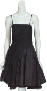 Voluminous Didier Ludot Black Lace Dress $3750 8 New