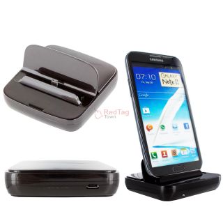  Charger Dock Station for Samsung Galaxy Note II N7100 Black