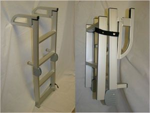  Four Step Folding Ladder Dock Pontoon